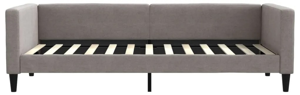 tópszínű kihúzható szövet heverő 90 x 200 cm