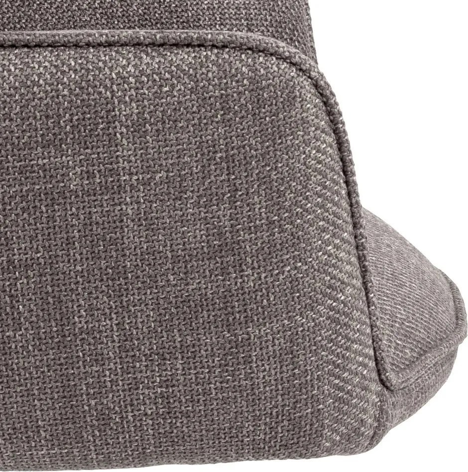 Világosszürke kárpitozott karfás étkezőfotel szett 2 db-os Glenda – Actona