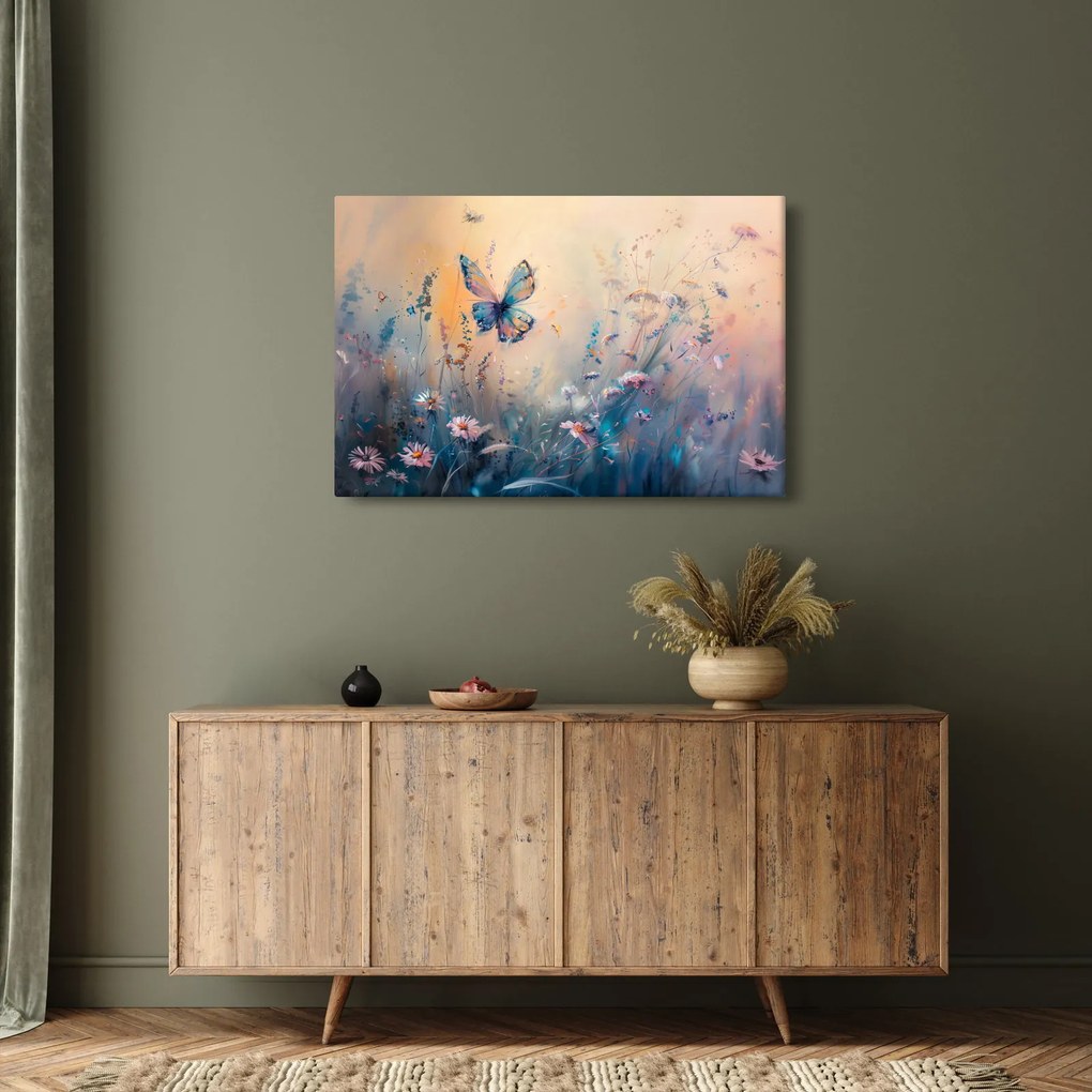 Kép - Rét pillangóval II (90x60 cm)