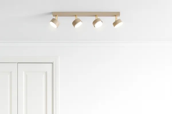 Brilagi - LED RGB dimmelhető spotlámpa MONO 4xGX53/14W/230V Wi-Fi Tuya bézs