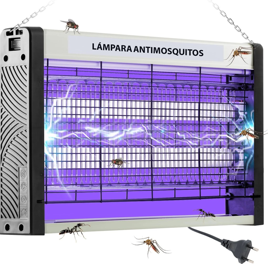 Uv rovarölő lámpa 20W elektromos rovarcsapda szúnyogok legyek ellen hatékony