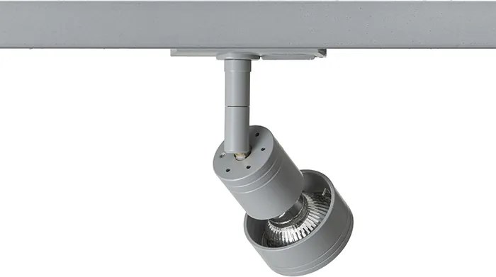 RENDL PURINA egyáramkörös sínre ezüstszürke 230V LED GU10 8W