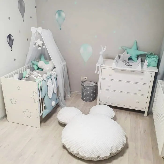 INSPIO Skandináv stílusú falmatrica menta színben
