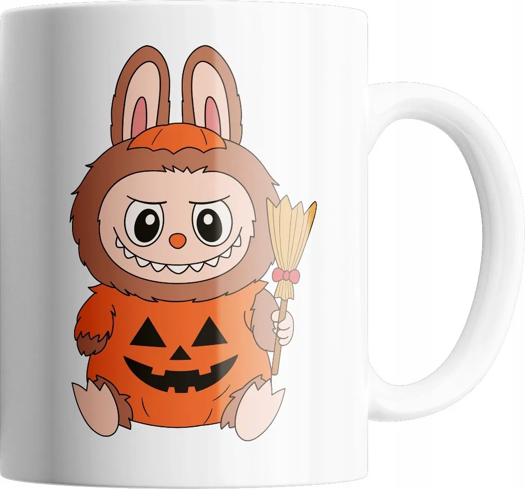 Bögre Labu Halloween Tök Kiváló Minőség Ajándék Szöveg