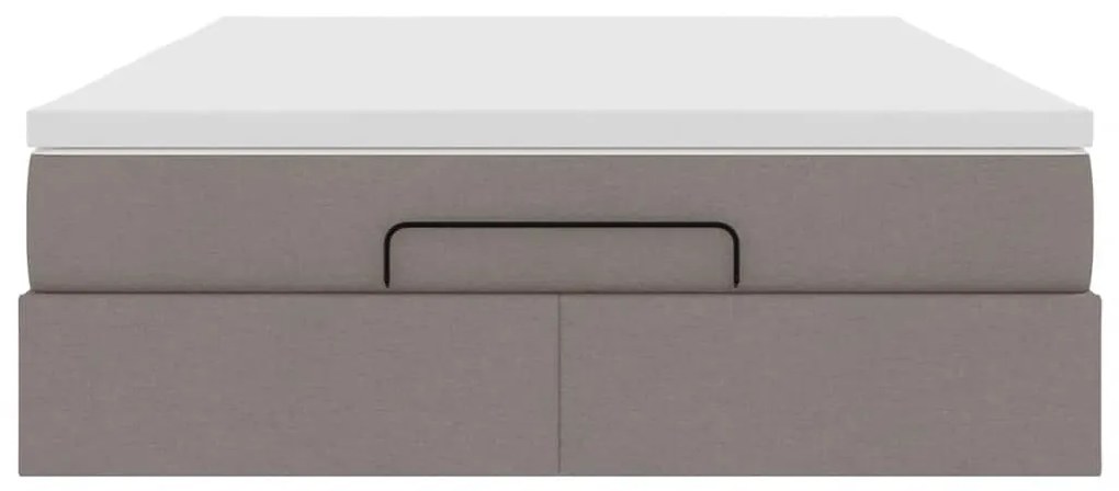 Oszmán ágykeret matraccal tópszín 140x190cm szövet