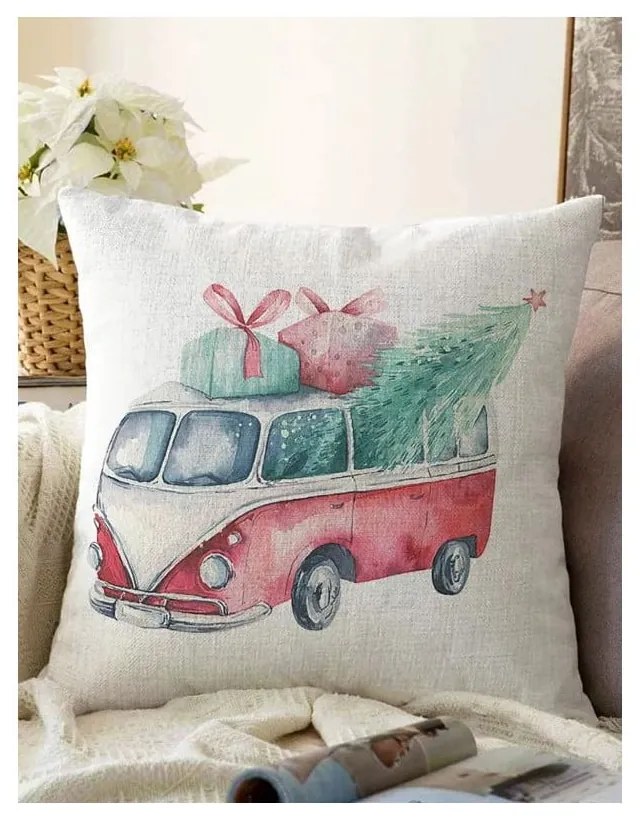 Párnahuzat karácsonyi mintával 43x43 cm – Mila Home