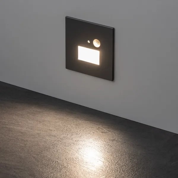 LED lépcsővilágító lámpa beépített mozgásérzékelővel LED/1,5W/230V 3000/4000/6500K
