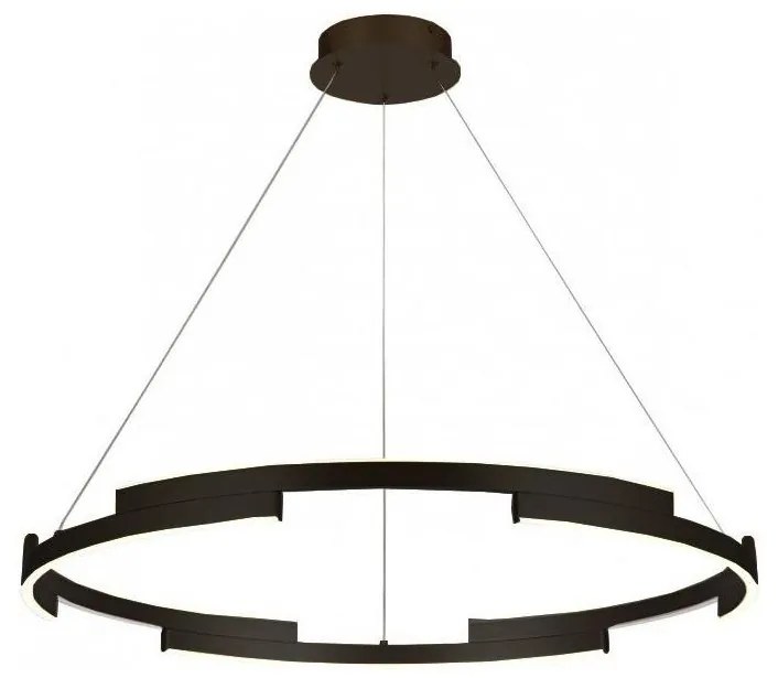 Redo 01-3176 - LED Dimmelhető csillár zsinóron CASTLE LED/45W/230V fekete