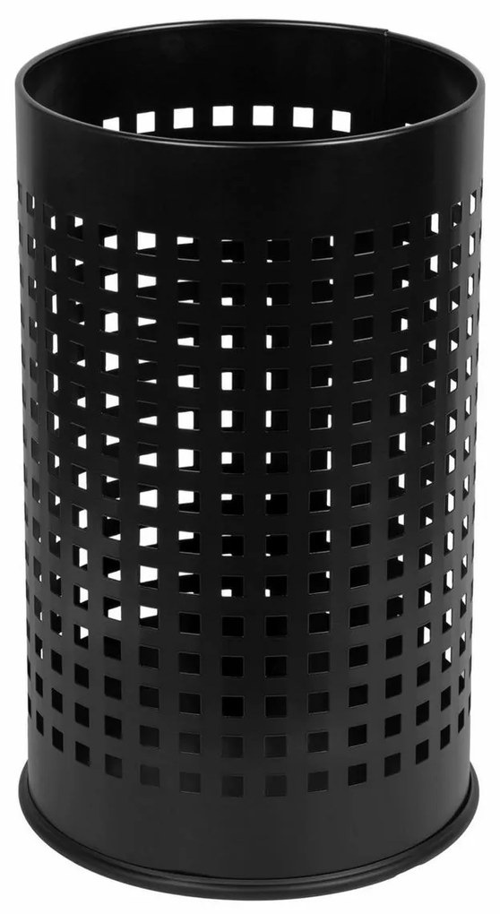 Alda Officer perforált szemetes 18 l, fekete, 18 l