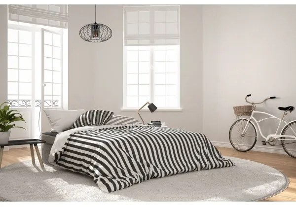 Csillár zsinóron CORRINI 1xE27/60W/230V átm. 34 cm fekete/szürke