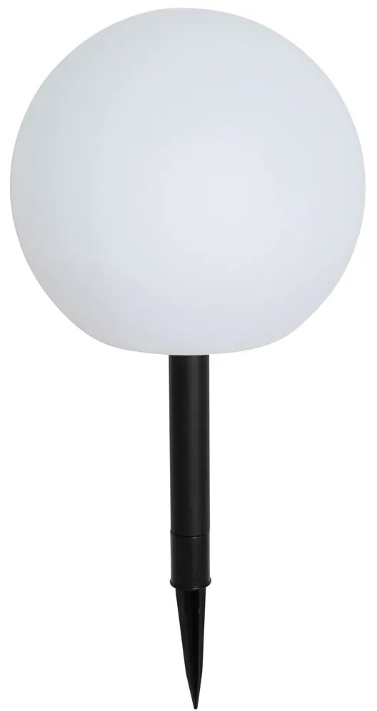 Kültéri lámpa fehér 25 cm LED-del IP44 napelemes RGBW - Ludger