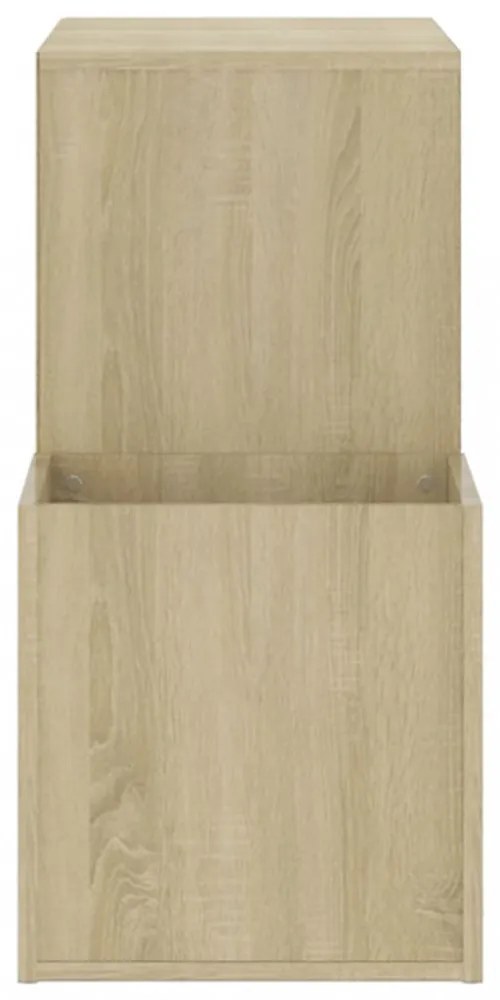 sonoma szerelt fa előszobai cipősszekrény 105 x 35,5 x 70 cm