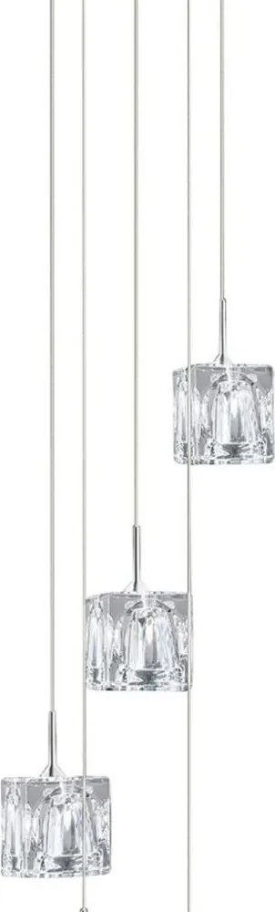 Függeszték Króm ICE CUBE SEARCHLIGHT 6775-5-LED