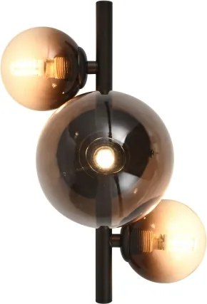 Brilagi - LED fali lámpa MILLA 3xG9/3W/230V barna/füstös barna