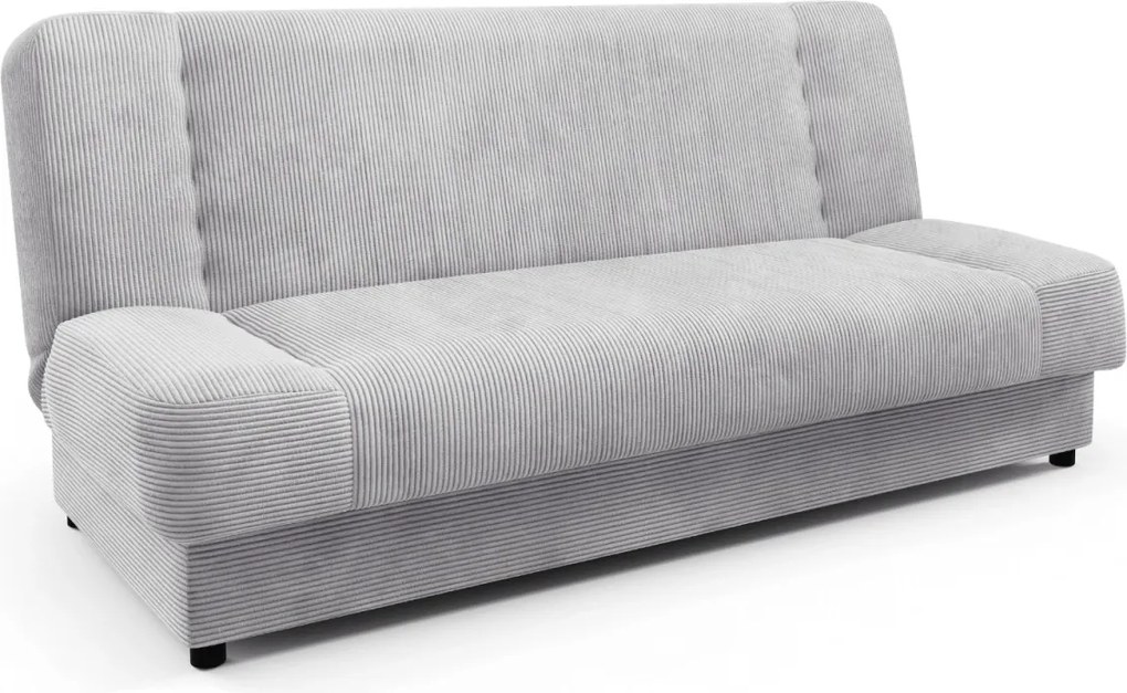 Kihúzható kanapé szürke színben sztruks kárpitozással - PIANO