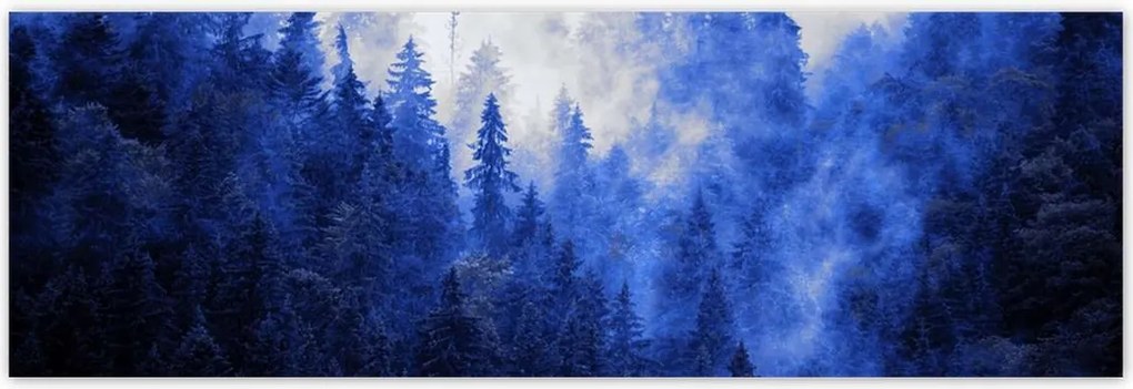 Fotótapéták 200x66 Kék táj Hegyek