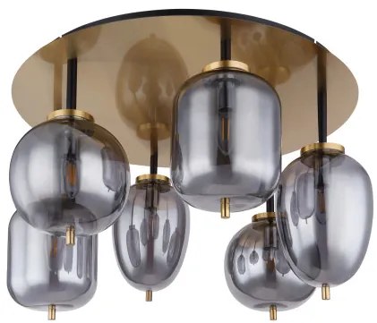 GLOBO 15345-6DMM BLACKY I Glamour Mennyezeti Lámpa IP20