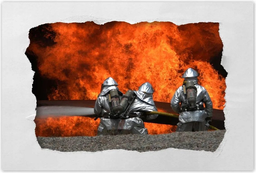 Poszterek 90x60 Tűzoltók akcióban