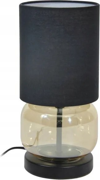 Borostyán elegáns álló asztali lámpa a nappali hálószobájába Dorme