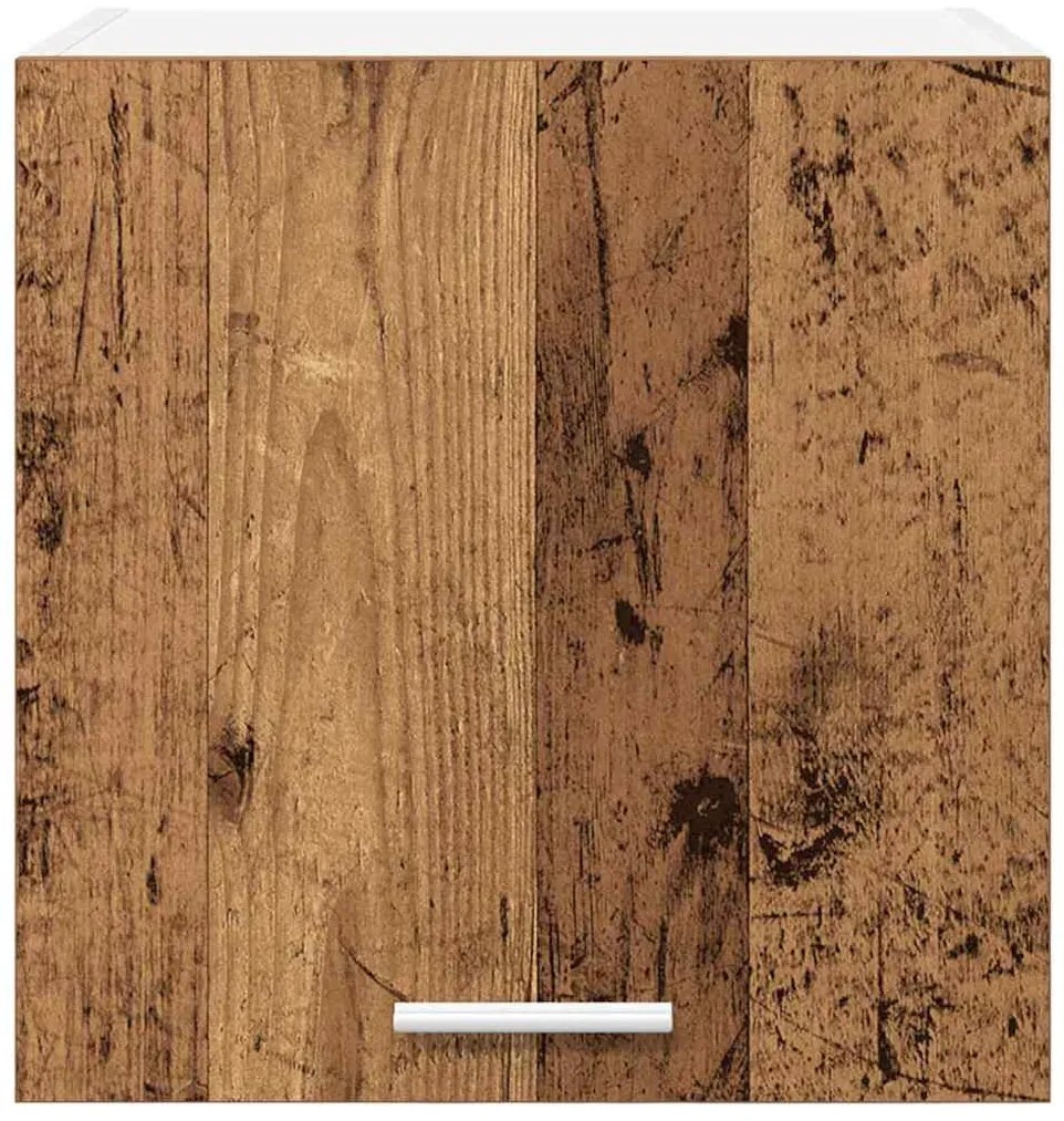 Függő szekrény Riga Régi fa és fehér 40 x 31 x 40 cm Faanyag