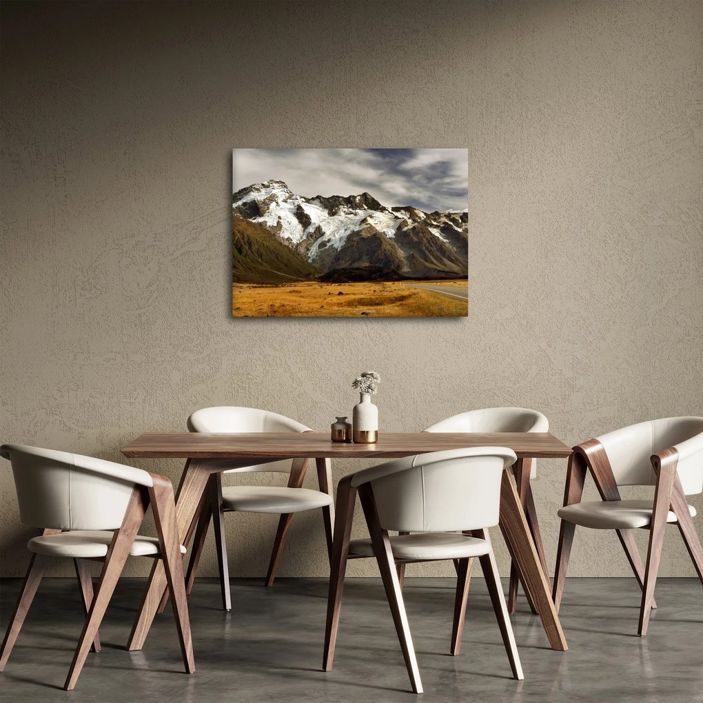 Mount Sefton, Új-Zéland képe (70x50 cm)
