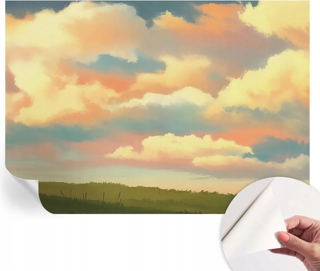 Dekoratív öntapadós fotótapéta Hálószobába Ég felhők 208x146 cm