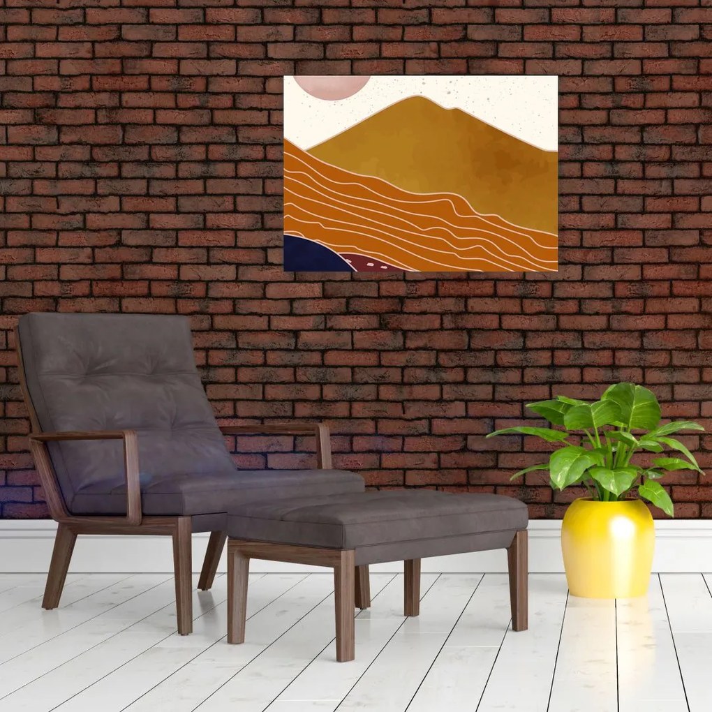 Kép - Naplemente (üvegen) (70x50 cm)