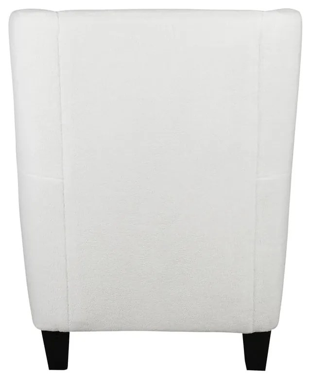 Fehér bársony füles fotel Zhili - Støraa