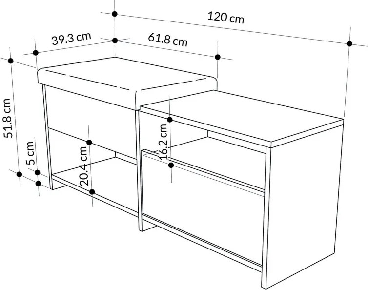 Filux Bench - Anthracite