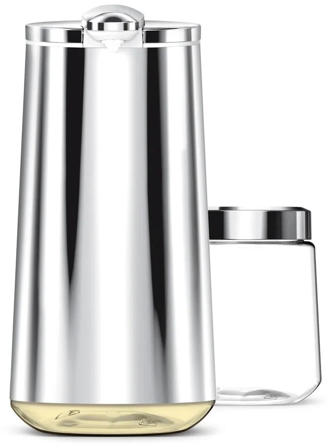 Ezüstszínű acél automata szappanadagoló 266 ml - simplehuman