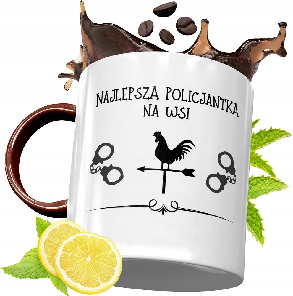 Bordó Bögre Rendőrnek Születésnapra Ajándék fényképes nyomattal