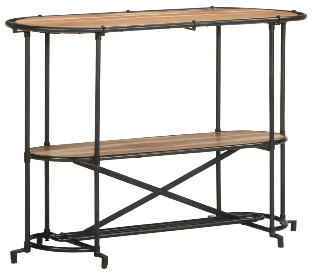 tömör akácfa tálalóasztal 110 x 42 x 76 cm