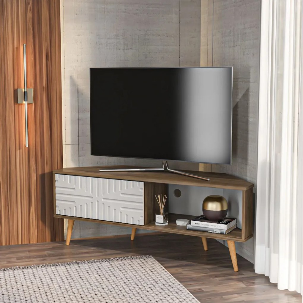 Mora - Walnut, White