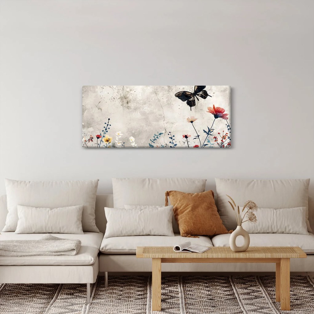 Kép - Meadow betonban (120x50 cm)