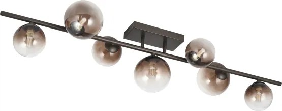 Brilagi - LED felületre szerelt csillár MILLA 7xG9/3W/230V barna/füstbarna
