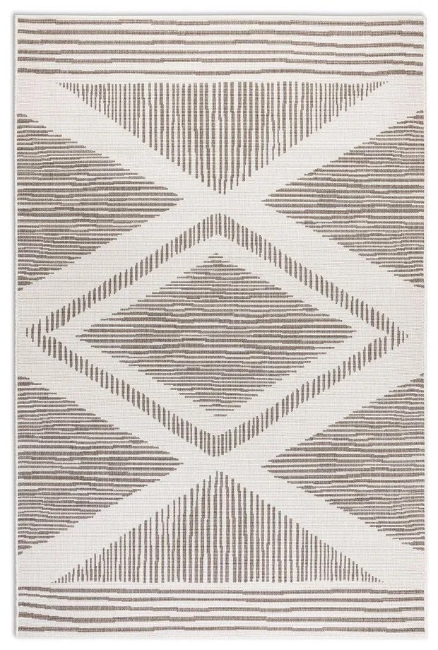 Barna-krémszínű kültéri szőnyeg 120x170 cm Gemini – Elle Decoration