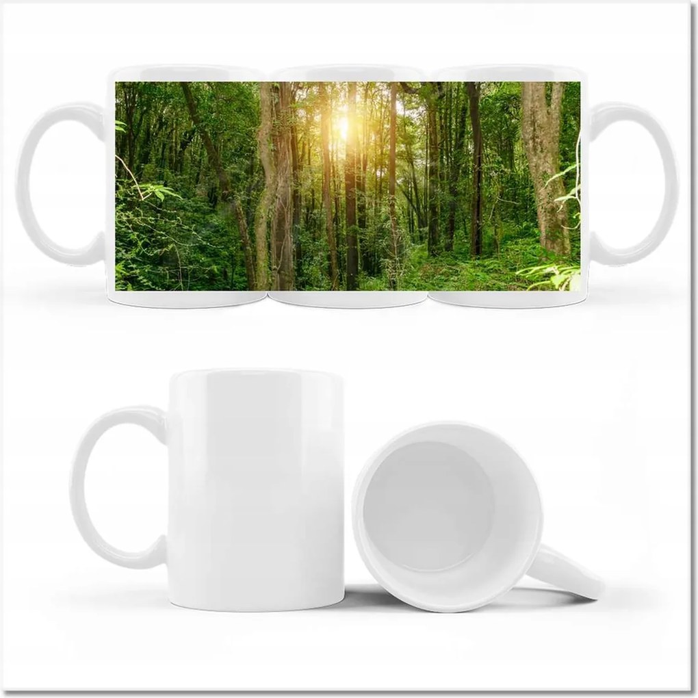 Nyomott mintás bögre Tájvédelmi körzet