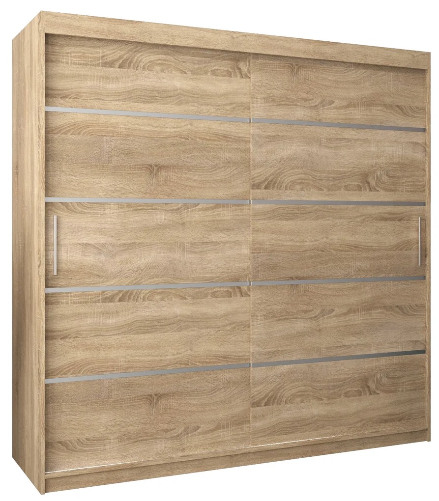 Ruhásszekrény 200 cm Verika 1 200 (szonoma tölgy). 1063739