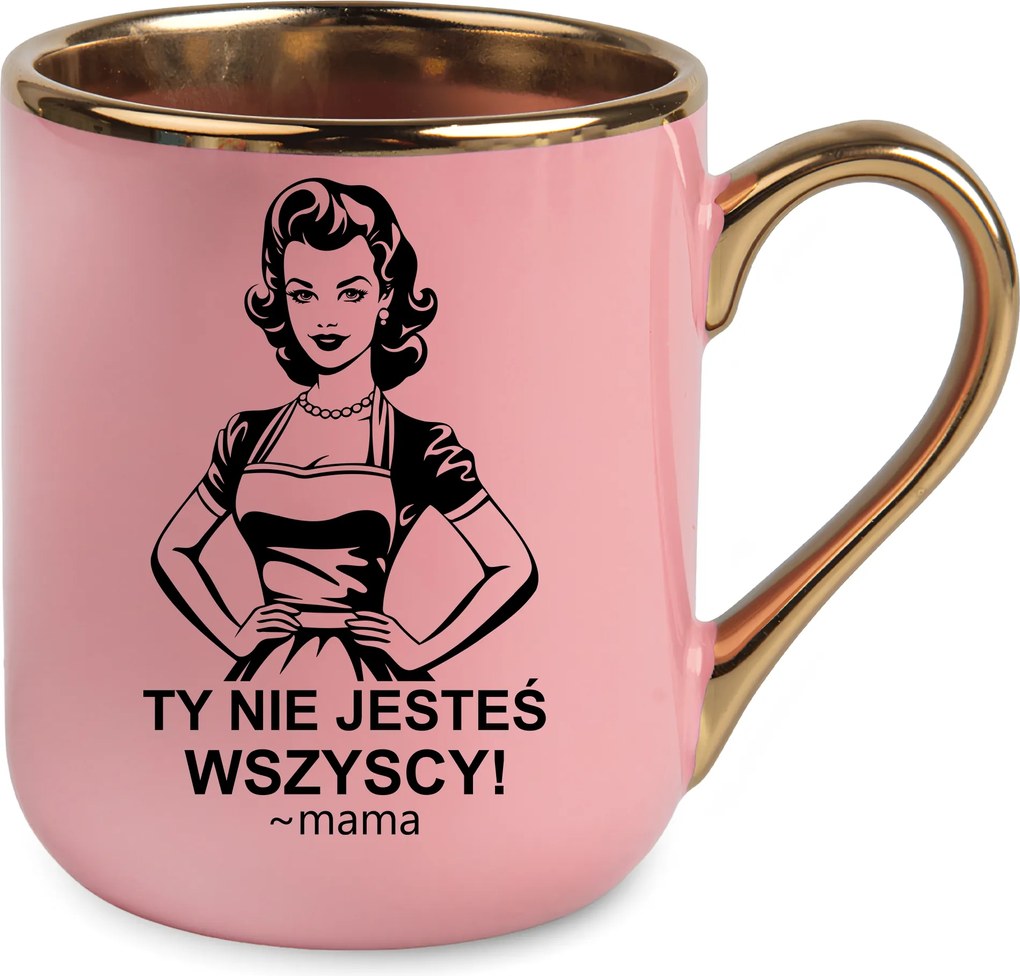 Bögre Elegáns Rózsaszín Ajándék Anyák Napjára Születésnap Ünnepek+csomagolás