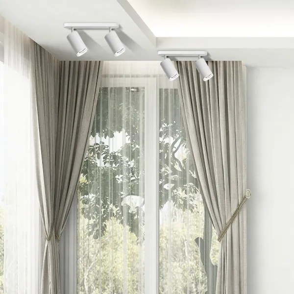 LED RGBW dimmelhető fürdőszobai spotlámpa TURYN 2xGU10/6W/230V IP44 fehér