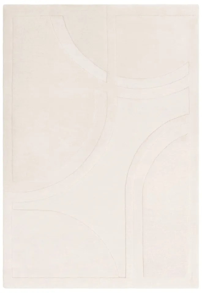 Fehér gyapjú szőnyeg 120x170 cm Olsen – Asiatic Carpets