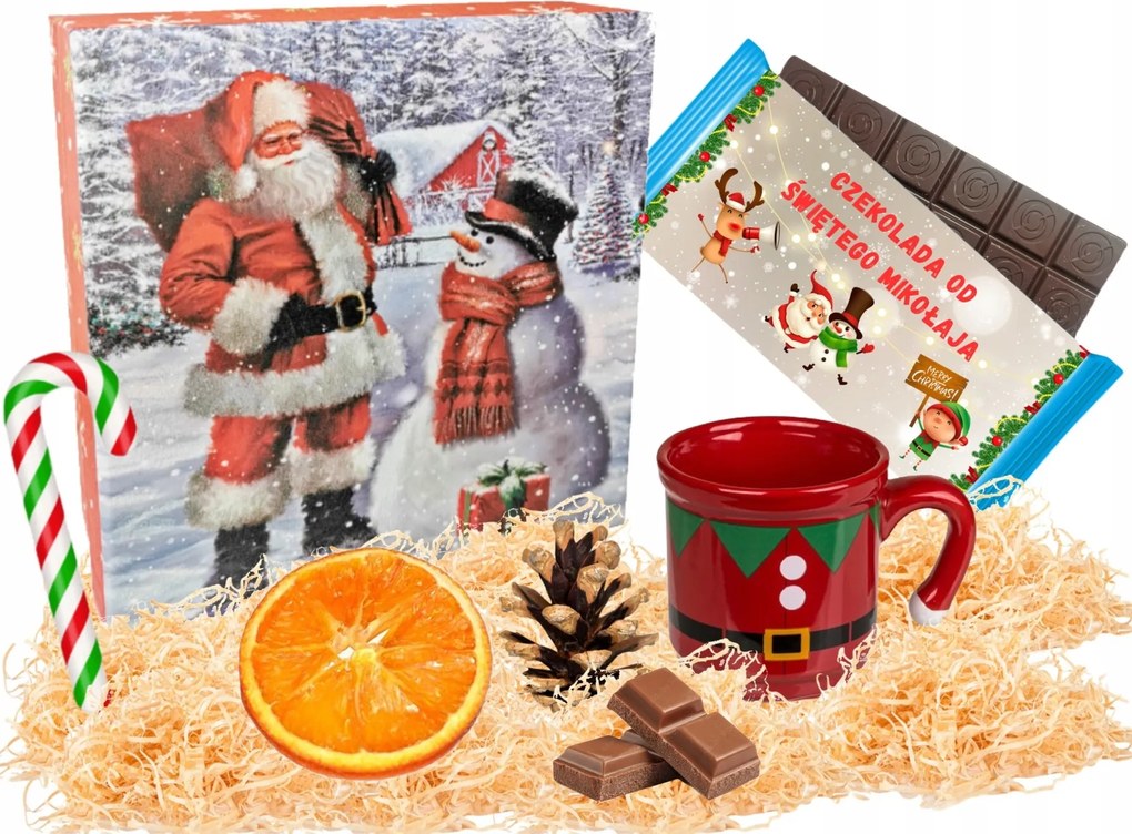 Ajándék Mikulás Osztály Gyerekeknek Bögre Szett Édességek