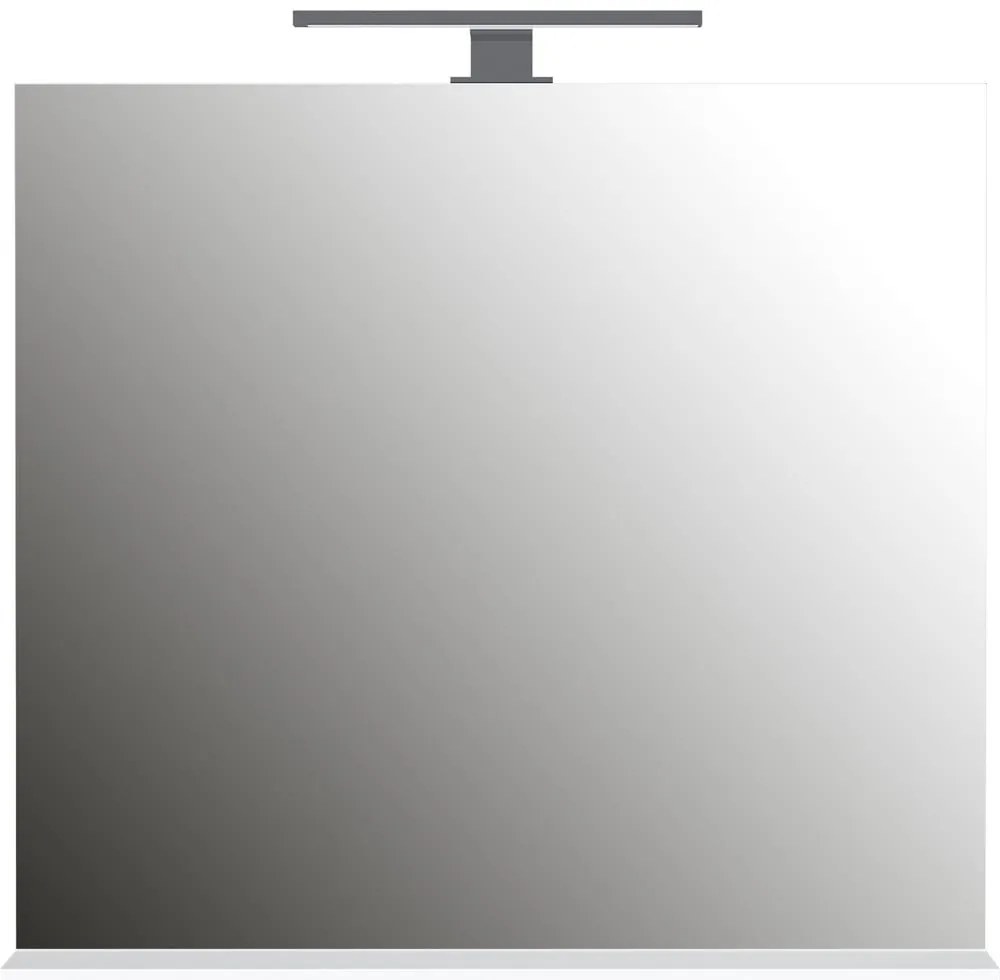 Fali tükör világítással-polccal 76x75 cm – Germania