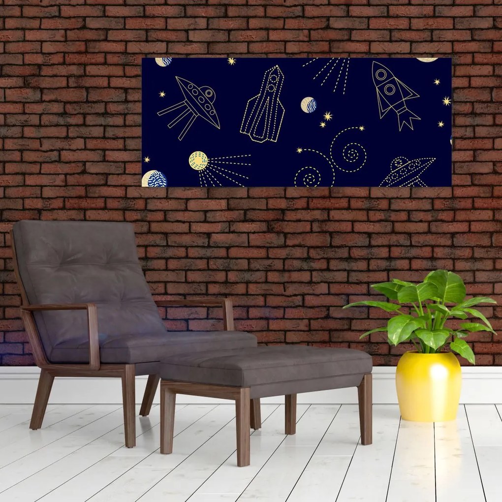 Kép - Univerzum (120x50 cm)