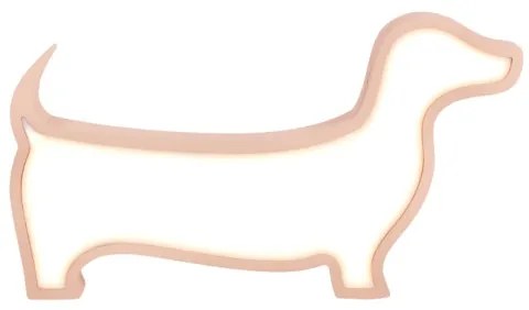 LED gyerekasztali lámpa DOG LED/12W/230V rózsaszín