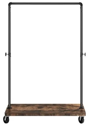 LINEA mobil álló ruhafogas, barna/fekete