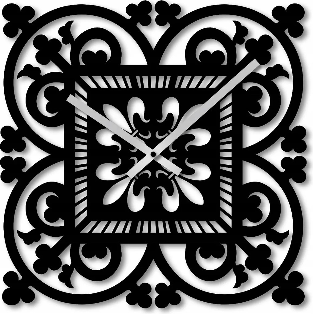 Falióra 60cm Falióra Áttört Négyzet Geometrikus