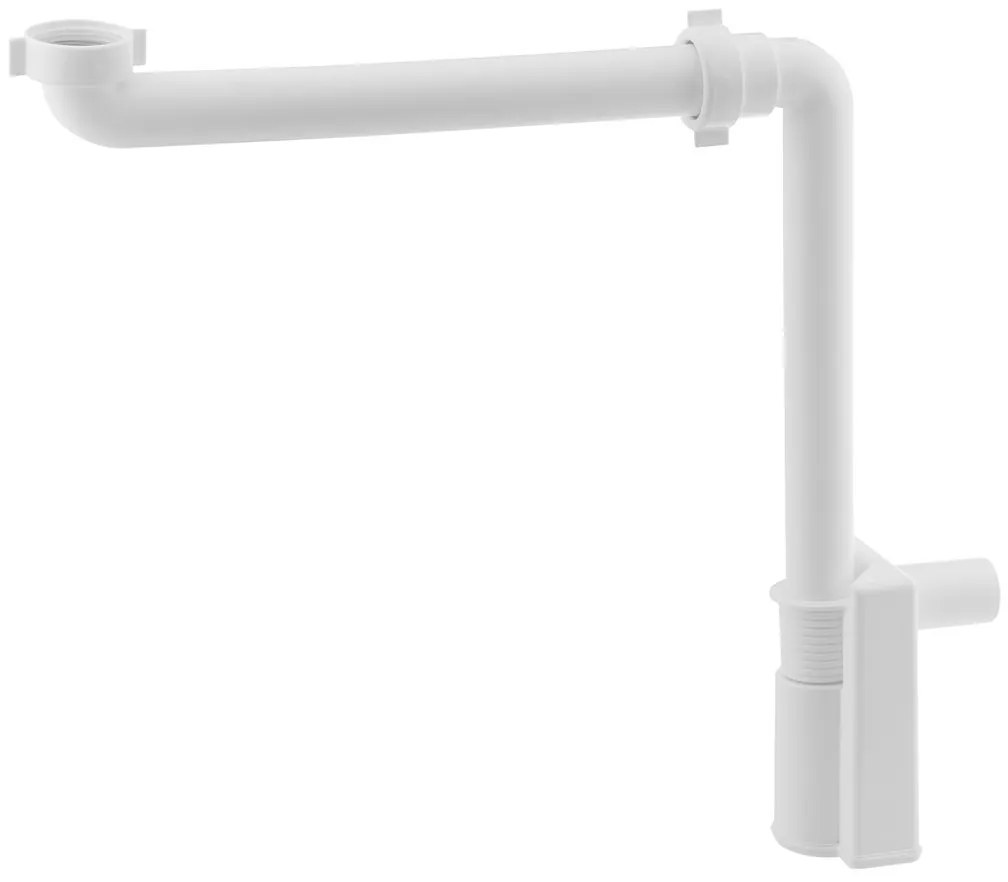 Bruckner, MURALES bútorszifon helytakarékos, 1 "1/4, hulladék 32mm, fehér, 151.032.0