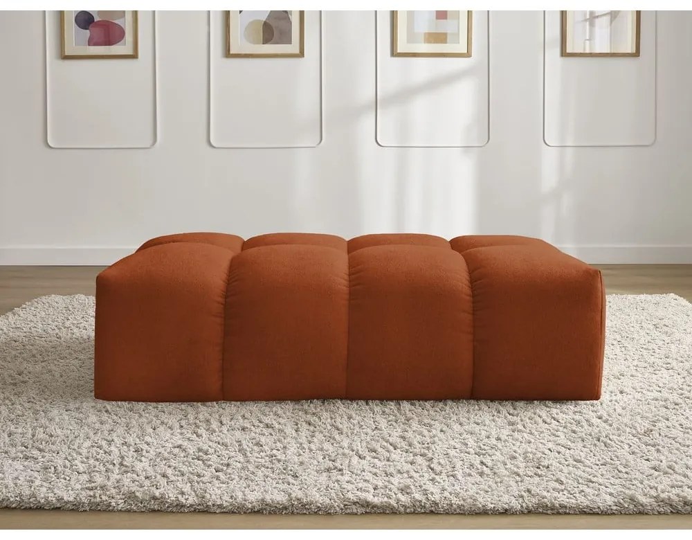 Téglavörös zsenília lábtartó Everest – Bobochic Paris