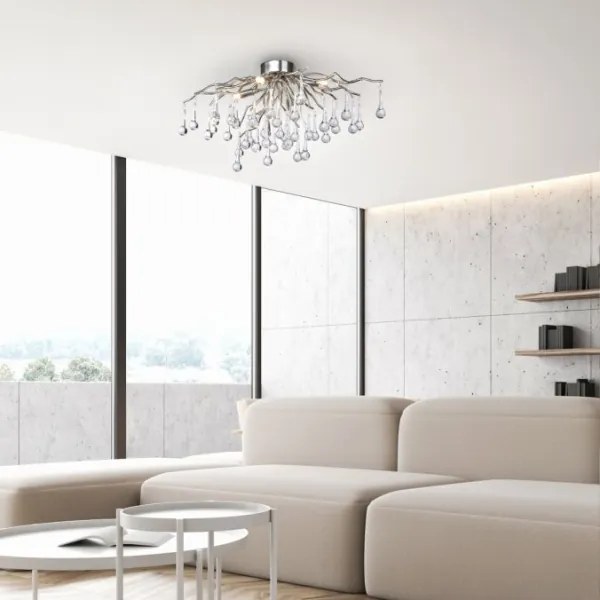 Paul Neuhaus 8090-55 - Felületre szerelhető csillár  ICICLE 4xG9/40W/230V 30x60 cm króm